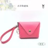 In-stock PU leather voltage hand-held coin purse, storage bag, coin bag, key bag, small bag, earphone bag, hand-held card details Picture